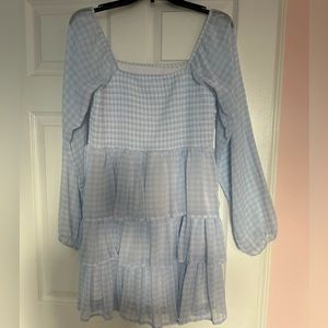 Baby Blue ruffle dress! Perfect for Easter or Baby/Bridal shower!